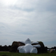 Illustration for article titled Giant Rabbit Appears, Lays Down On Farmland